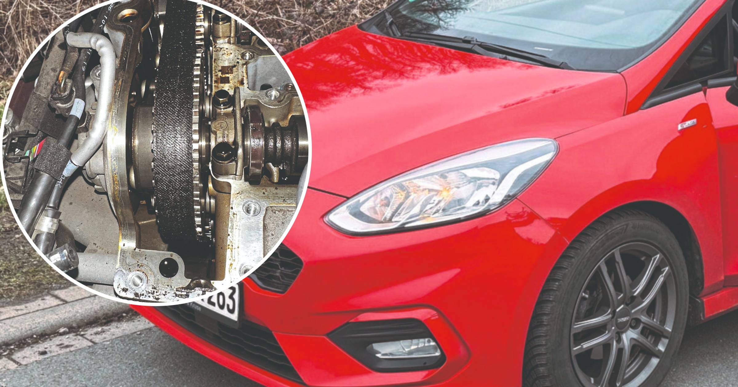 Jak rozpoznać silniki Ford Ecoboost z "rozpuszczalnym paskiem"