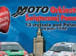 Moto Orkiestra Świątecznej Pomocy pod Pałacem Kultury