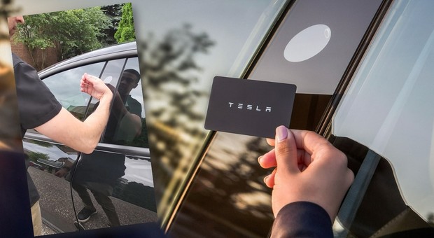 Tesla otwierana dłonią? Ten kierowca wszczepił sobie chip [WIDEO]