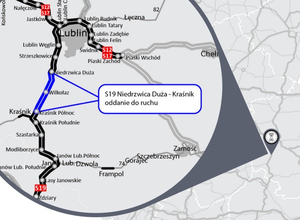 Droga S19 Via Carpatia od Lublina do Rzeszowa. Otwarto nowy odcinek