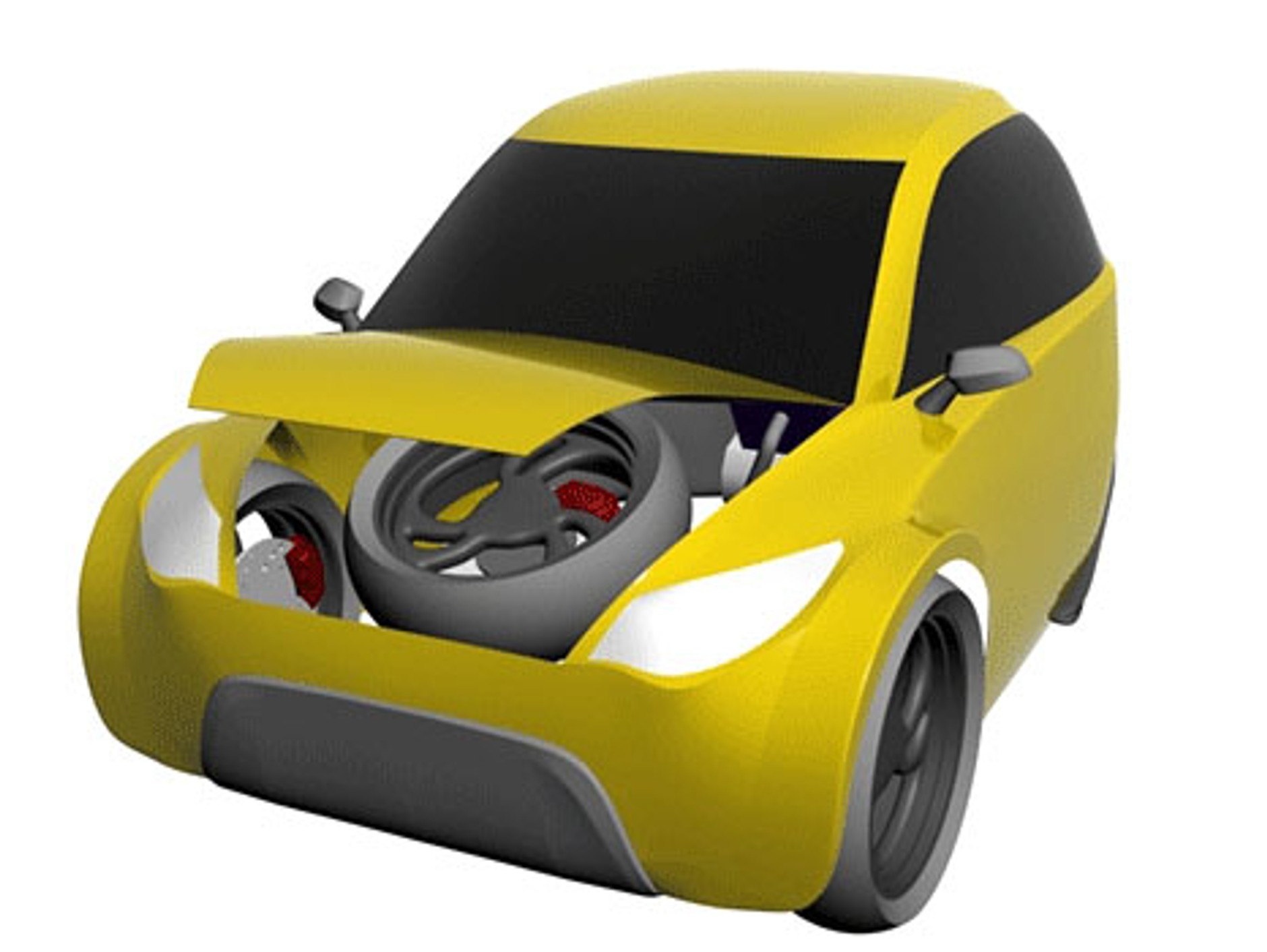 Pompéo: oszczędny miejski trójkołowiec (wideo)