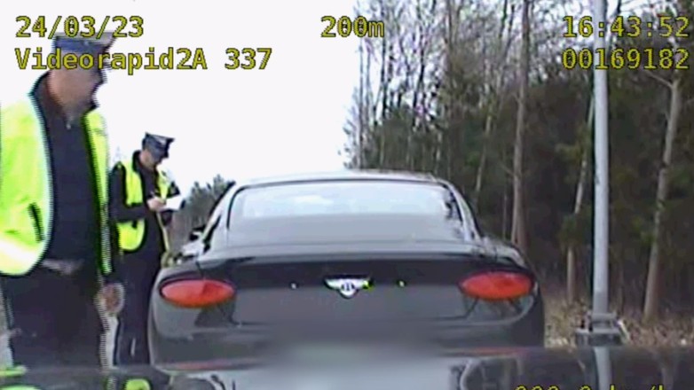 Policjanci z kraśnickiej drogówki zatrzymali Bentleya