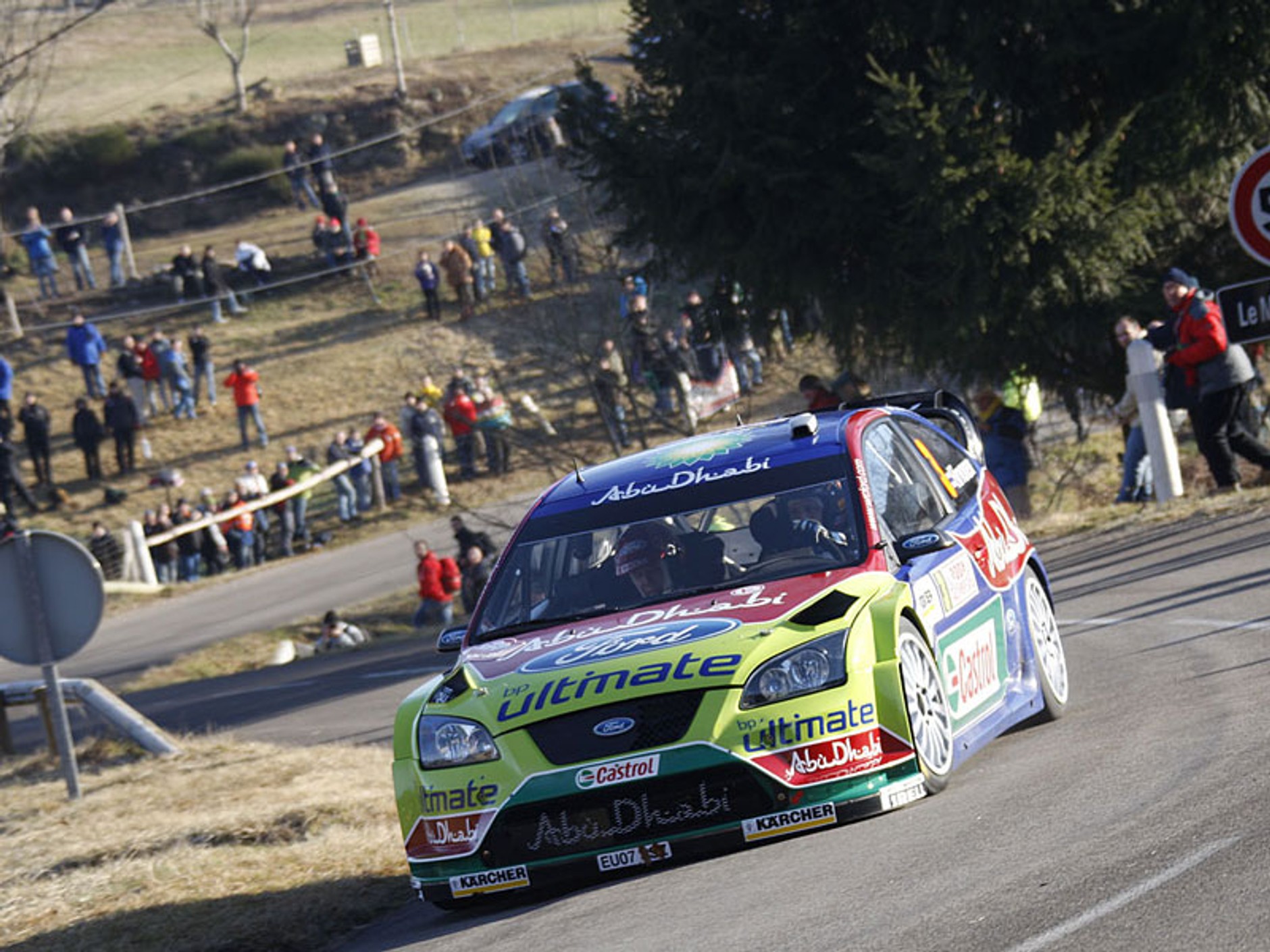 Rajd Monte Carlo 2008: pechowy Sordo, spokojny Hirvonen (relacja z trzeciego etapu)