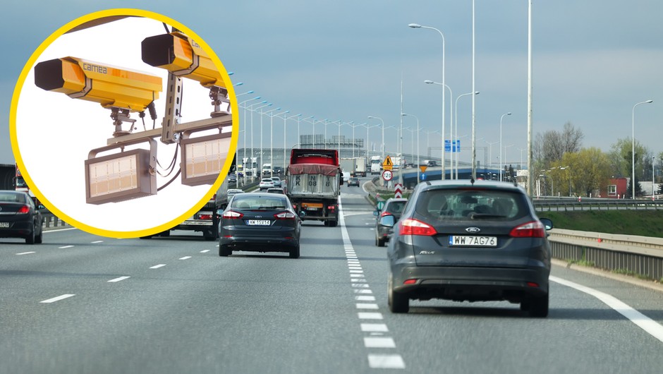 Autostrada A4 i kamery odcinkowego pomiaru prędkości - zdjęcie ilustracyjne