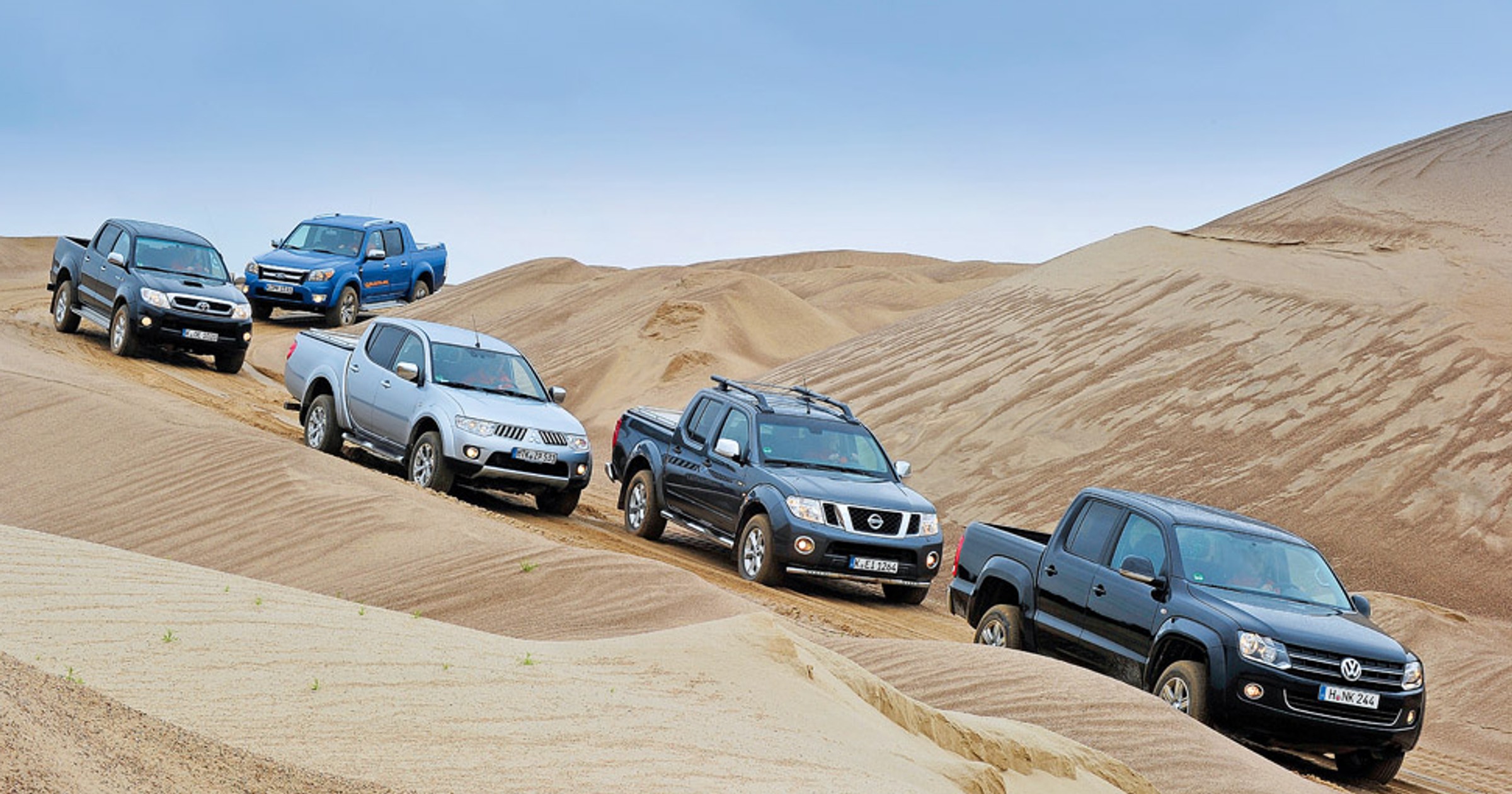 Towar czy lifestyle? Toyota Hilux kontra Ford Ranger, Mitsubishi L200, Nissan Navara i VW Amarok