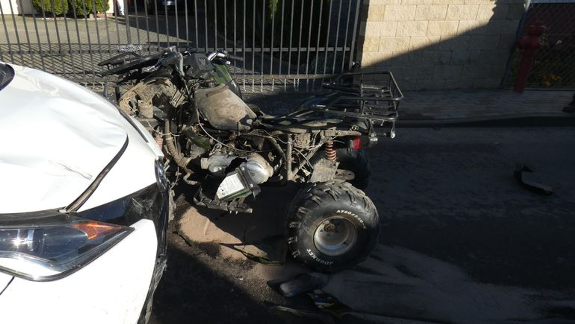 Wypadek nastolatków w Gostomiu