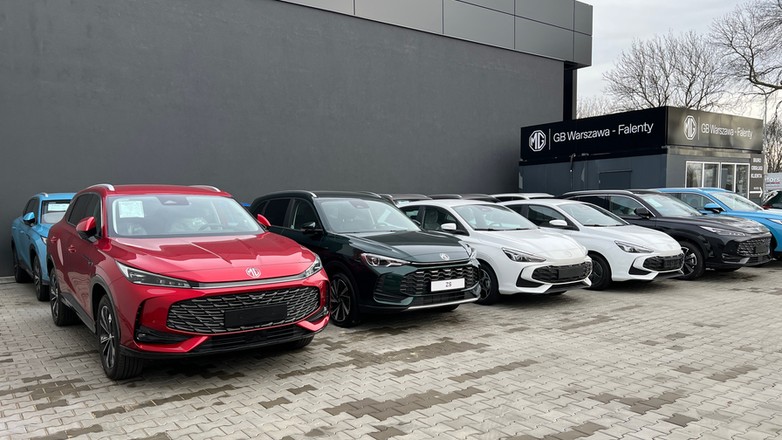 Salon MG w podwarszawskich Falentach