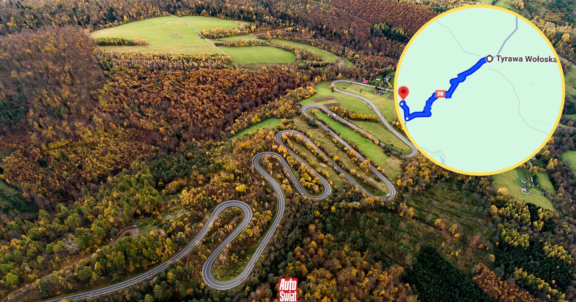 To najbardziej kręta droga w Polsce. Kierowcy czują się jak w Alpach