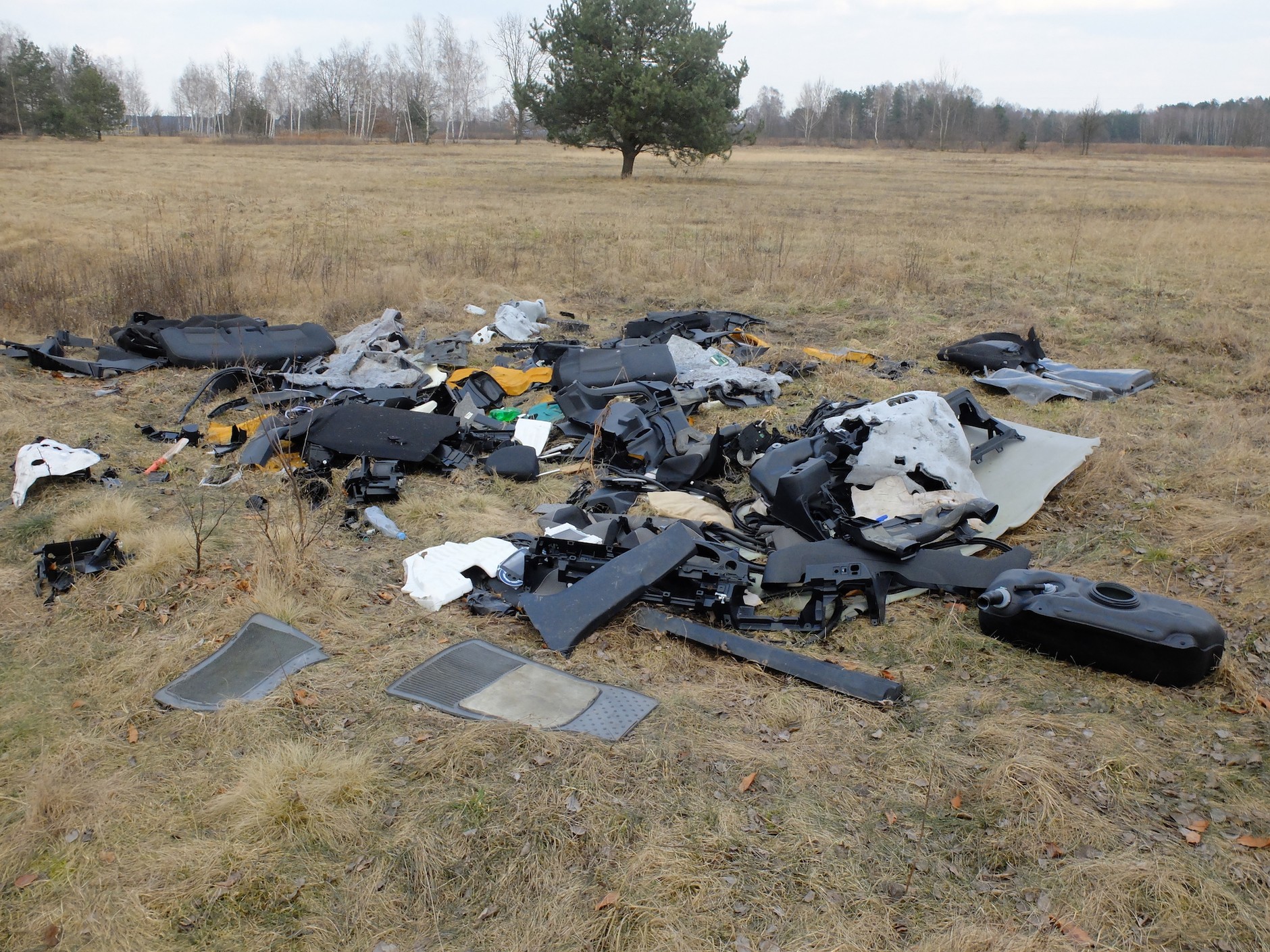 Zobacz, co zostaje z samochodów, które wpadły w ręce przestępców. Szokujące zdjęcia z lasów powiatu wołomińskiego!