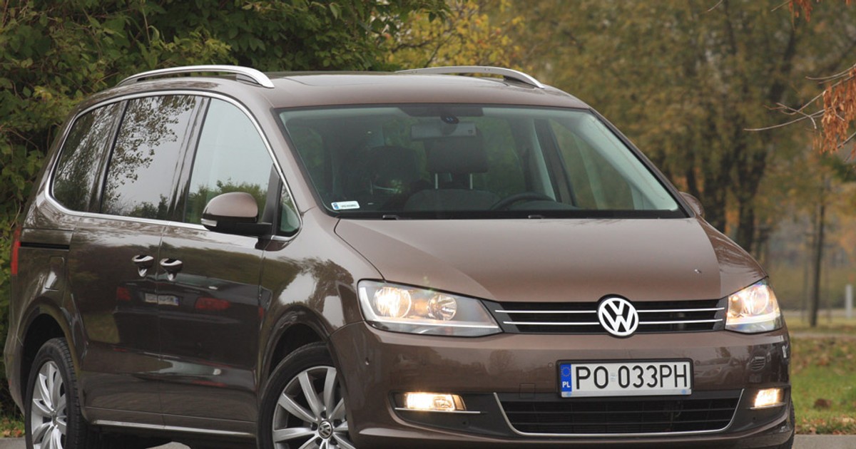 Sharan 2.0 TDI DSG Highline: VW przestał być sknerą