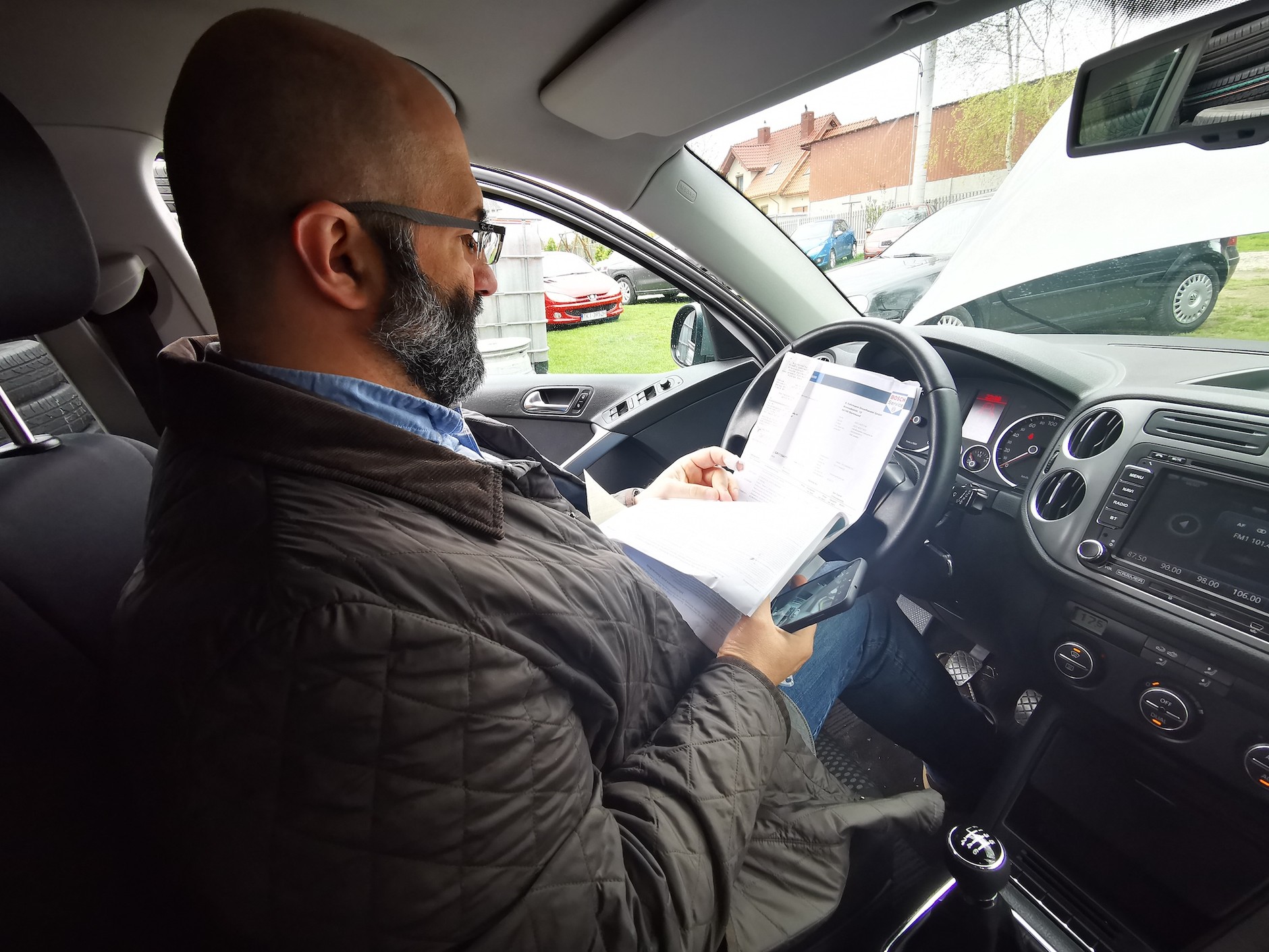 VW Tiguan, 2009 r., przebieg 212 tys. km, cena 36 tys. 900 zł