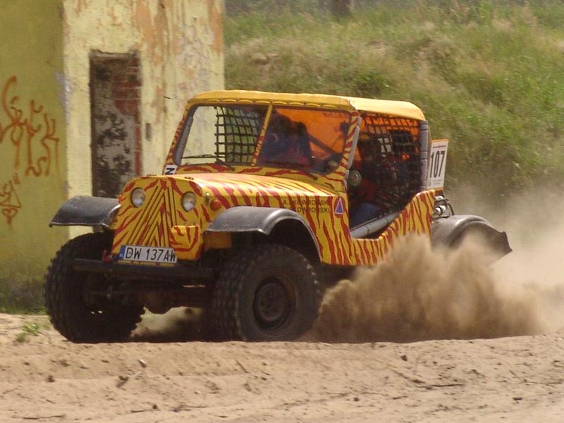 Polskie Safari 2007: w upale i piasku (fotogaleria)