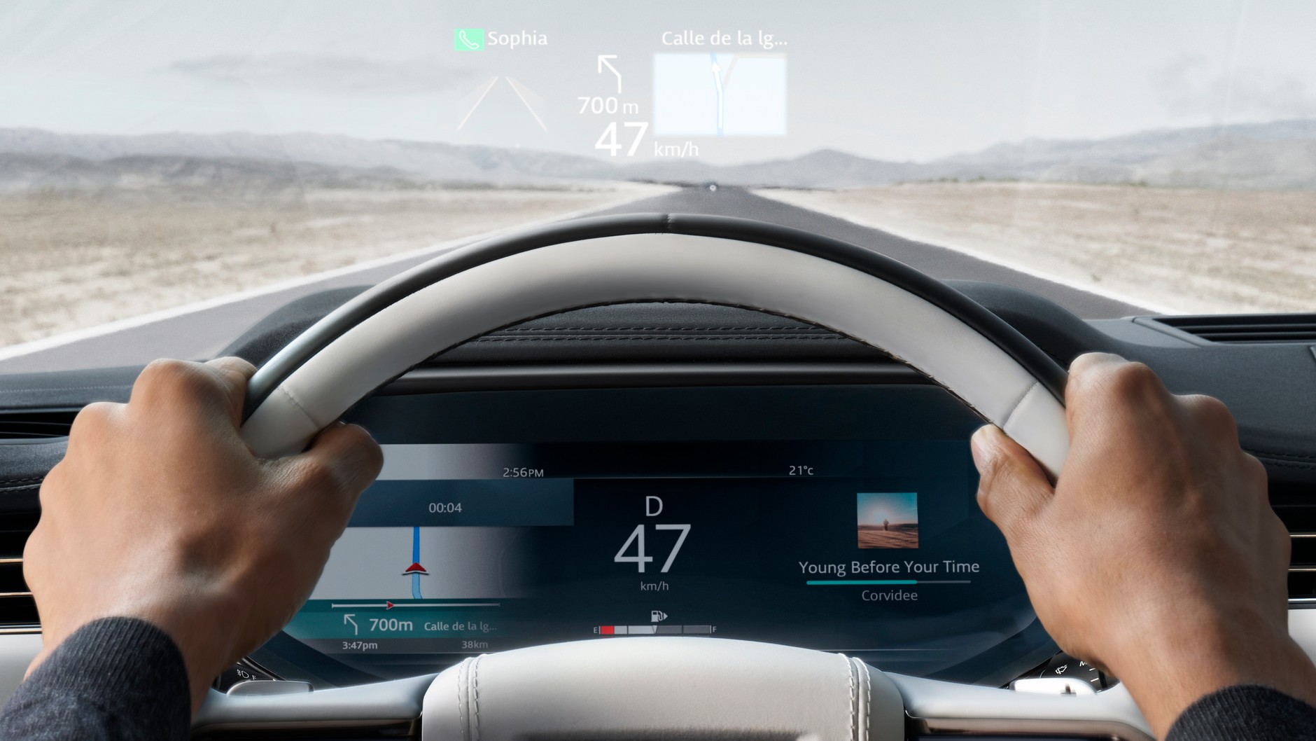 W trosce o bezpieczeństwo: obok 13-calowego centralnego ekranu dotykowego (zdjęcie na dole) kierowca ma do dyspozycji wirtualne zegary oraz wyświetlacz przezierny.