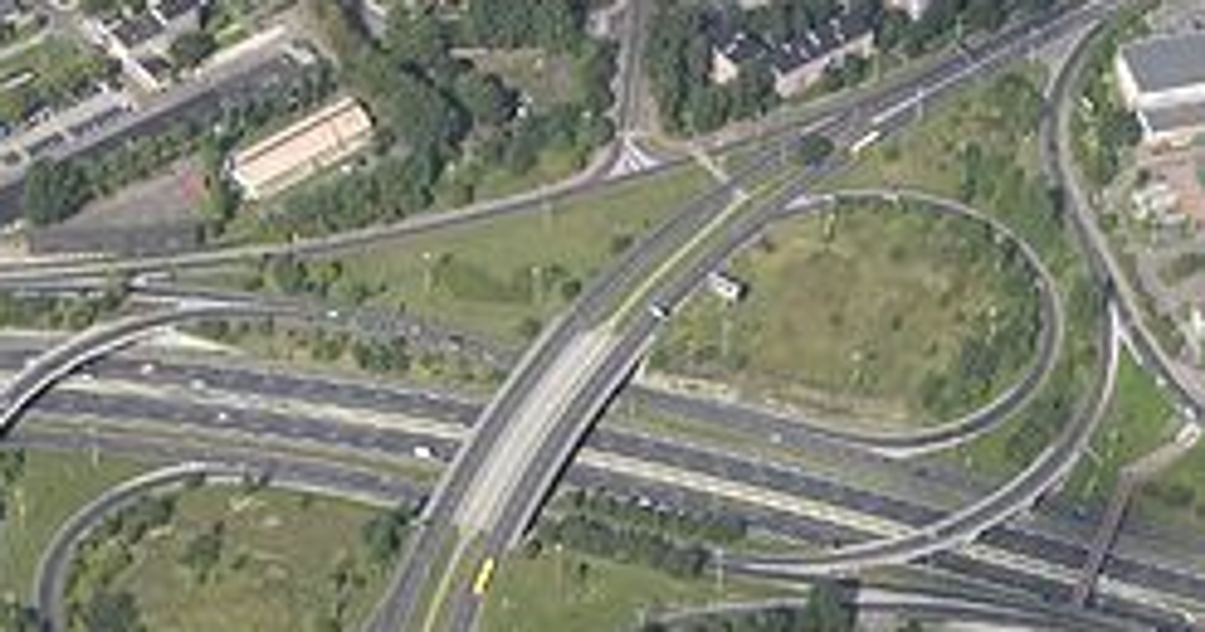 Autostrada A4: przebudowa węzła mikołowskiego, zamknięty zjazd do centrum Katowic, długie korki