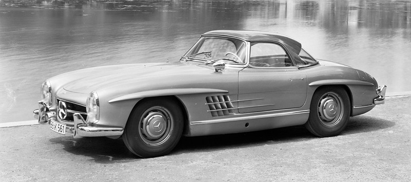Mercedes 300SL na zdjęciach