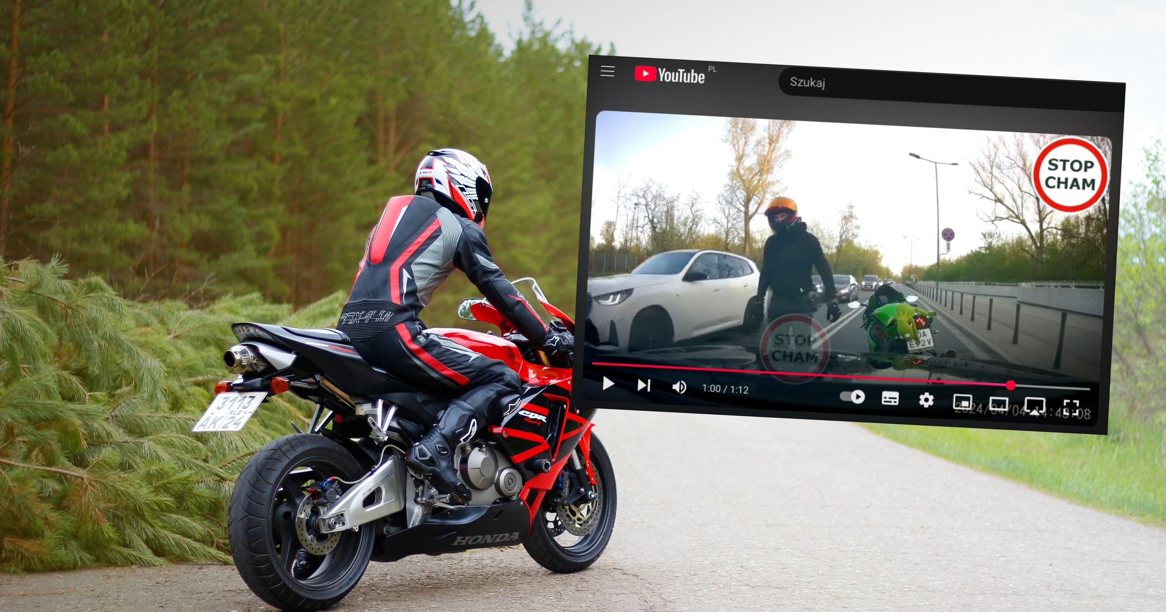 Wbrew pozorom nie każde zdarzenie z udziałem motocyklistów jest efektem błędów kierowców aut
