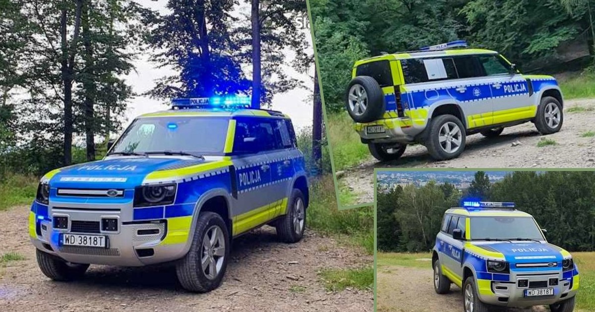 Zaskakujący radiowóz w Polsce. Policja testuje Land Rovera Defendera