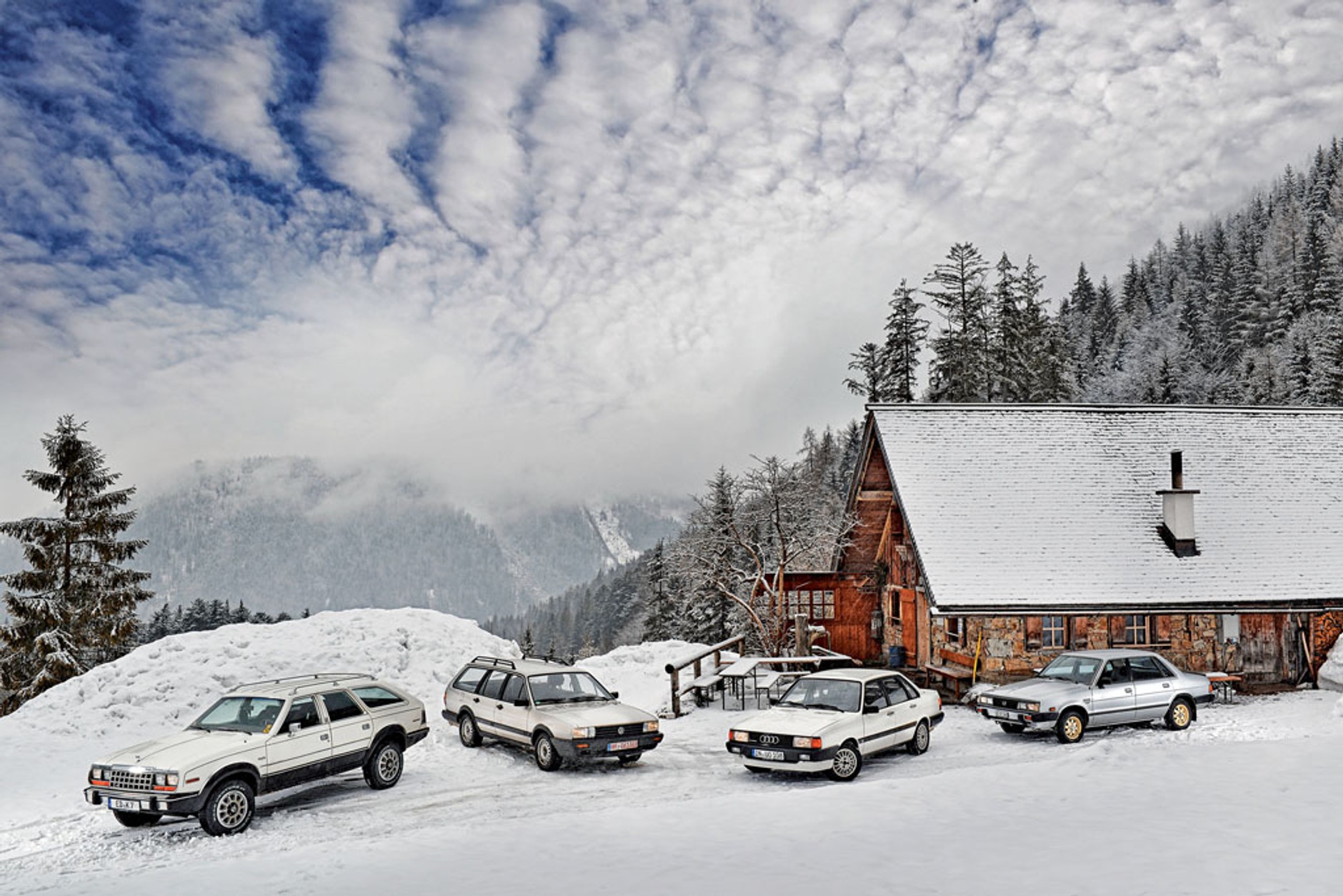 Youngtimery z napędem 4x4 - Czas na białe szaleństwo