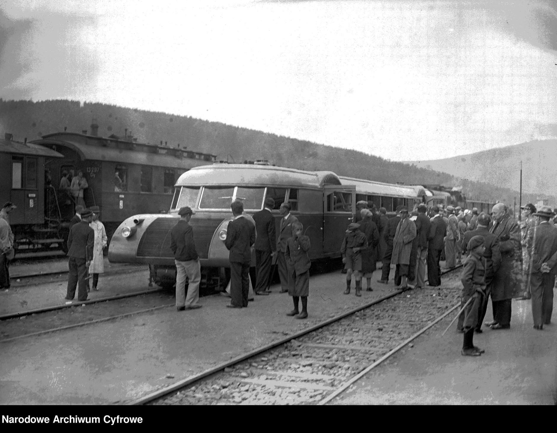 „Torpeda podhalańska” (Luxtorpeda) podczas jazdy próbnej (1933 r.)