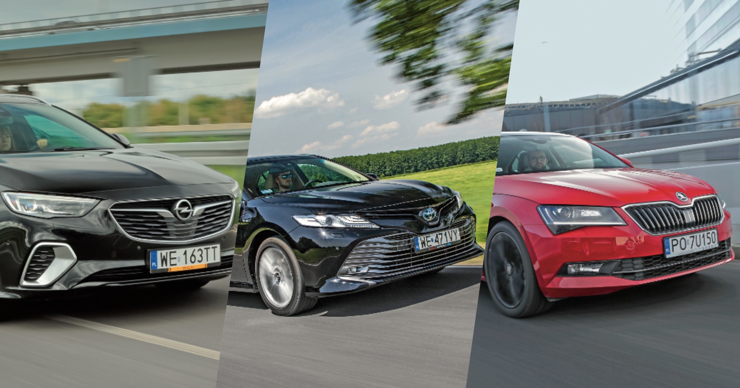 Opel Insignia, Toyota Camry i Skoda Superb
