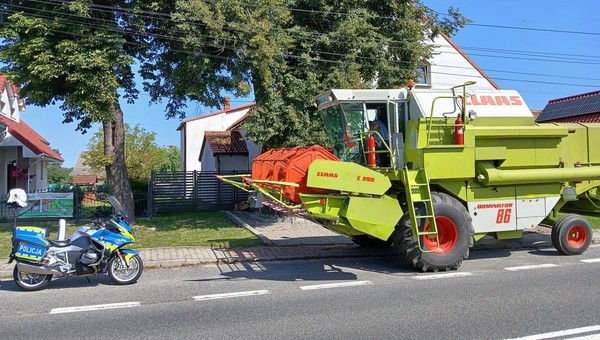 Maszyny rolnicze na celowniku policji. Mandat za heder teoretycznie może sięgnąć pięciu tys. zł
