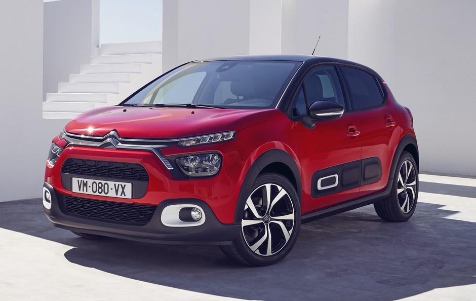 Citroen C3 (trzecia generacja; od 2017 r.; wersja po modernizacji z 2020 r.).