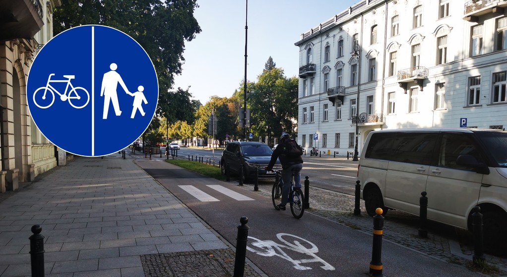 Drogi dla pieszych i rowerzystów często biegną obok siebie, czasem jest to wspólna droga. To ważne rozróźnienie