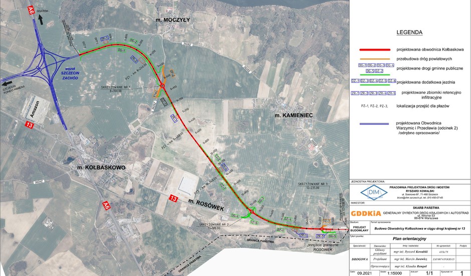 Nowe połączenie autostrady A6 i DK13