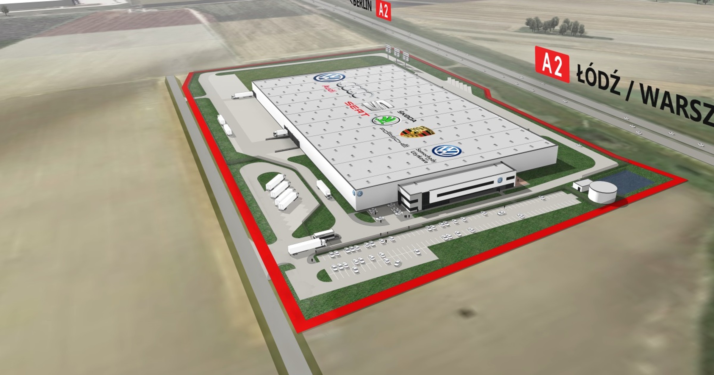 3 hektary pod dachem - nowe centrum logistyczne VW w Polsce