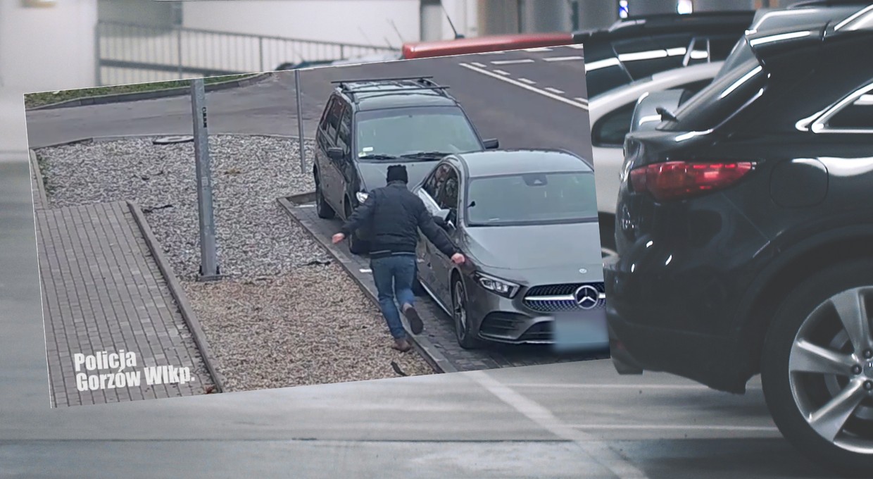 Szokujące zachowanie pieszego. Policja publikuje nagranie i szuka sprawcy