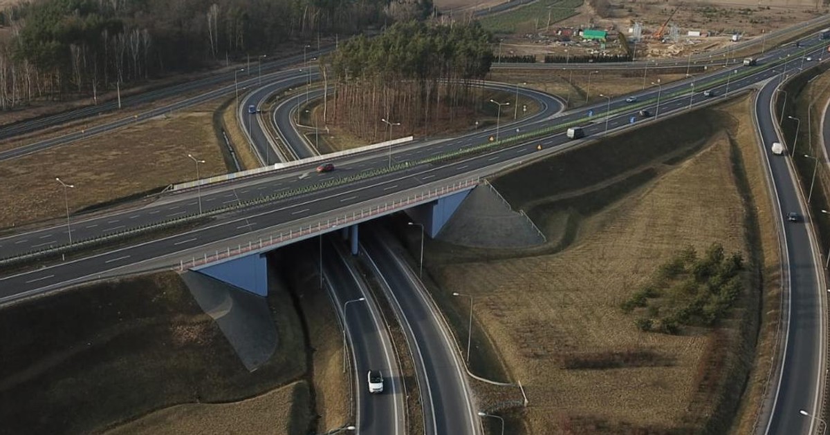 Węzeł na drodze S11/S5 pod Poznaniem