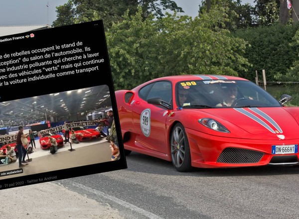 Przykleili się do Ferrari. To już kolejny taki incydent