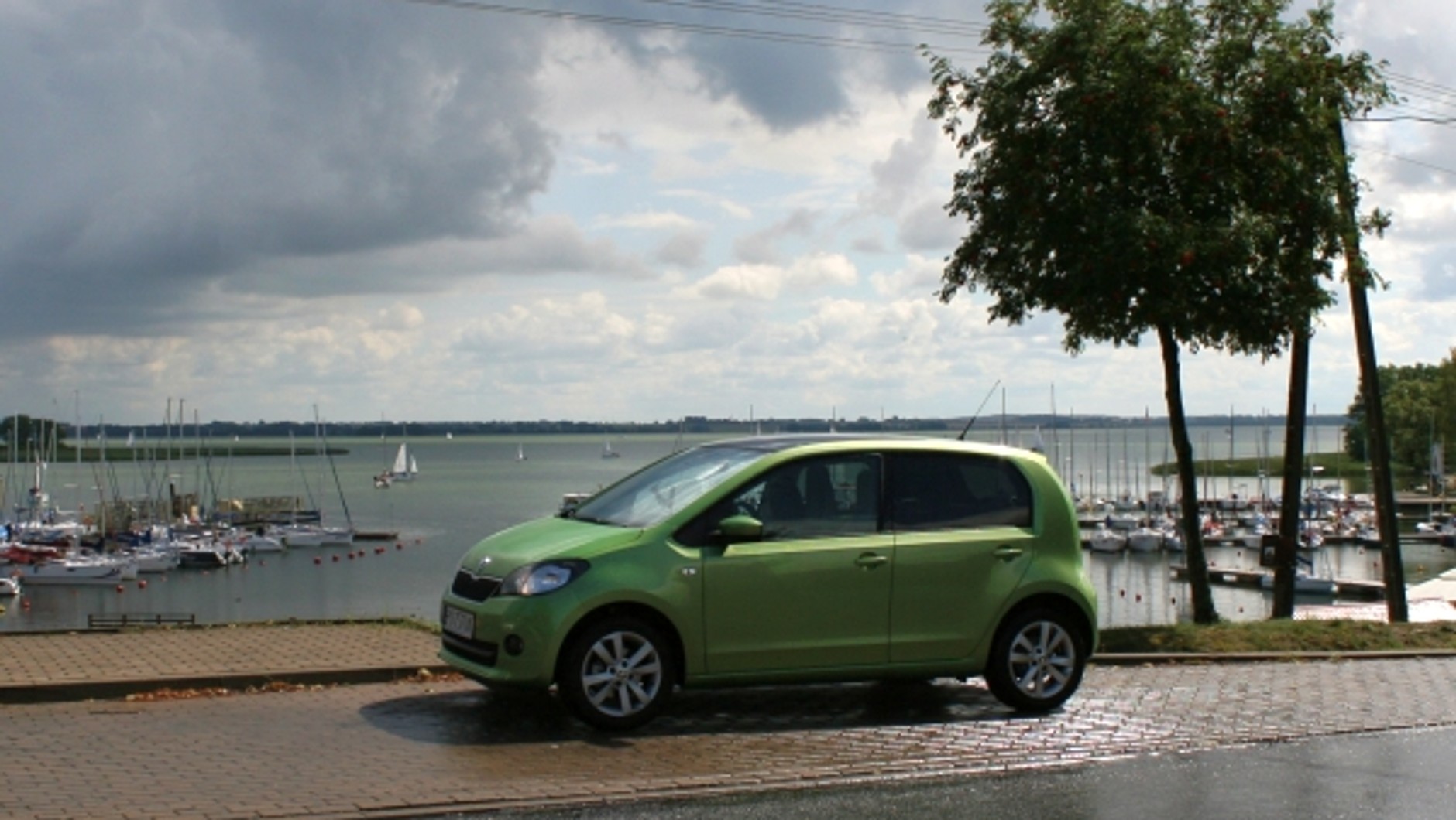 Skoda Citigo w Wilkasach nad jez. Niegocin