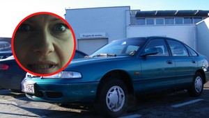 Mazda 626, którą Hanka z "M jak miłość" wjechała w kartony. Można ją kupić