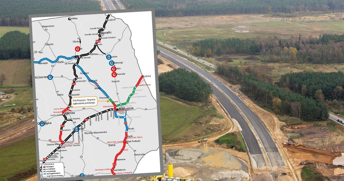 GDDKiA uruchamia przetarg na pierwszy podlaski odcinek drogi S16