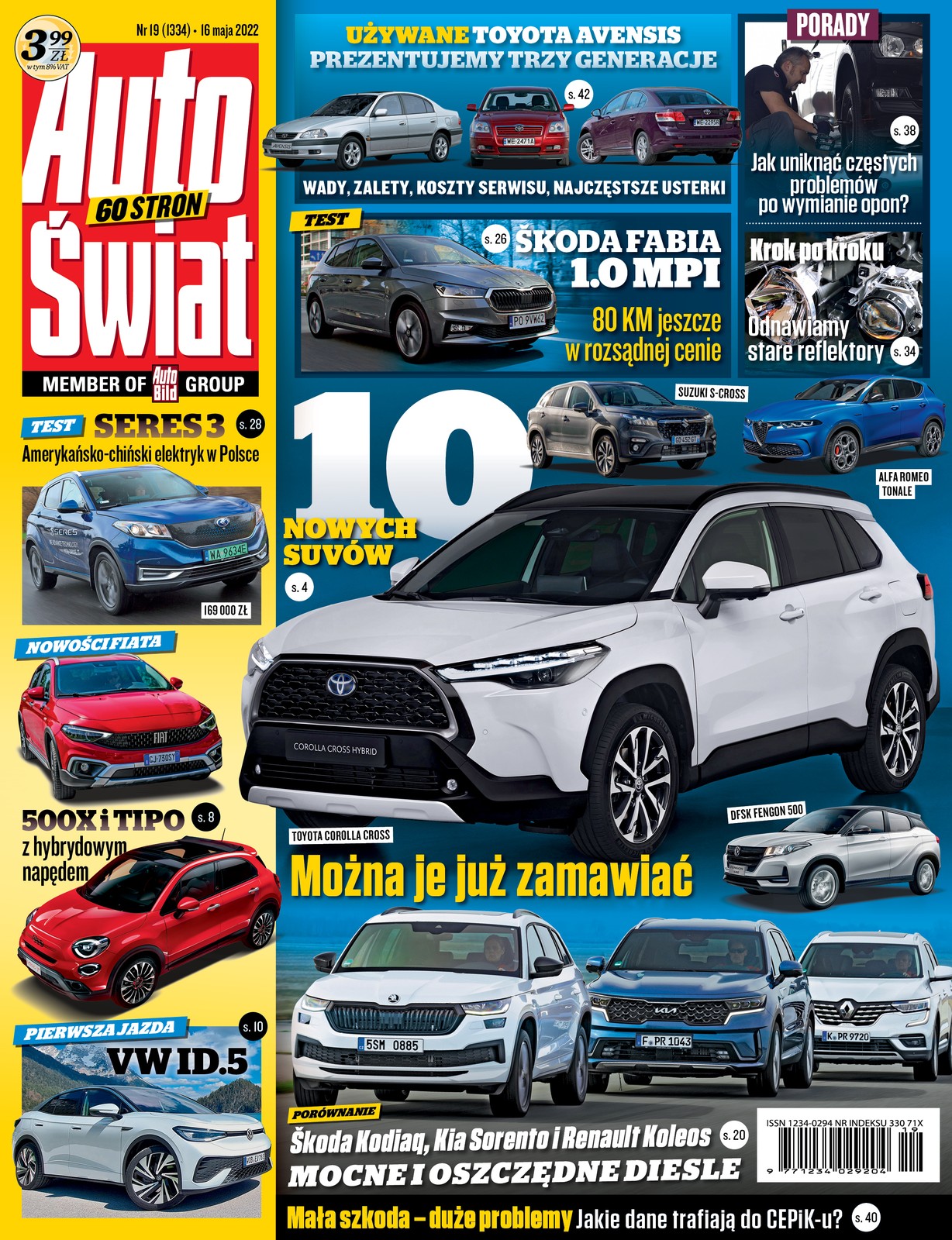 Auto Świat 19/2022 Okladka