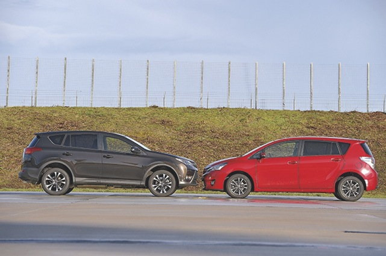 Toyota RAV4 i Toyota Verso