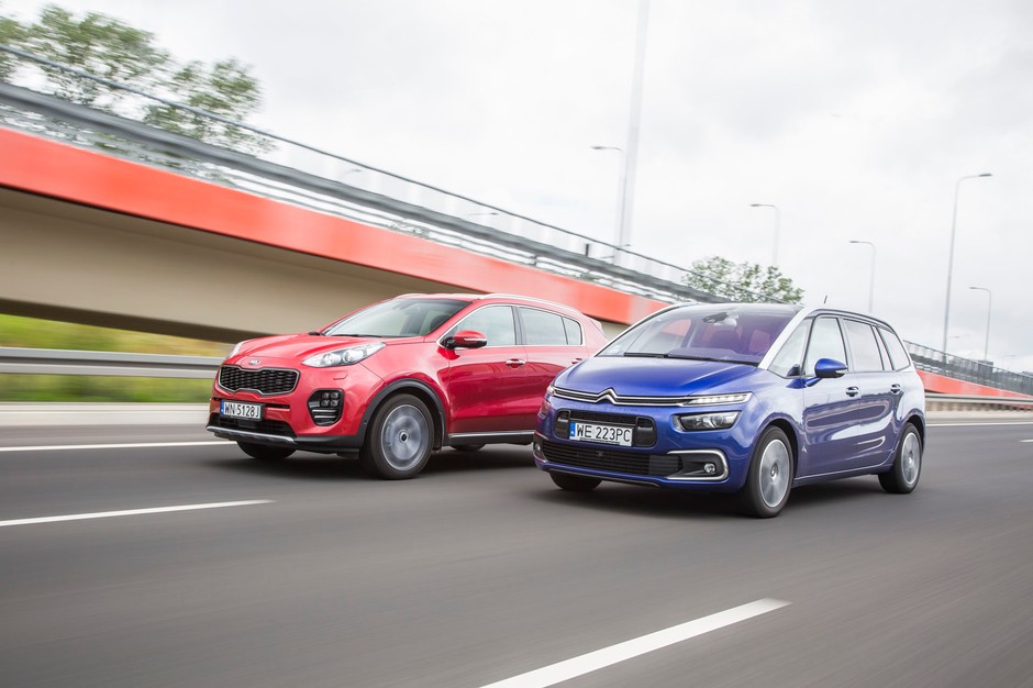 Kia Sportage kontra Citroen C4 Grand Picasso - który będzie lepszy dla rodziny