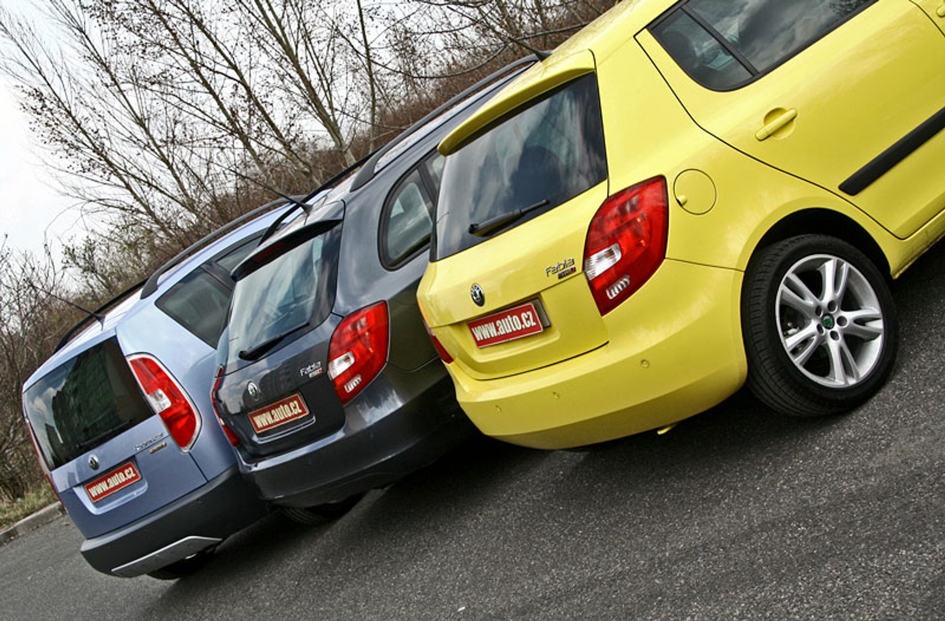 Škoda Fabia vs. Fabia Combi vs. Roomster – braterski pojedynek