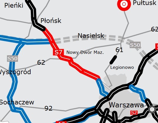 S7 Płońsk - Czosnów