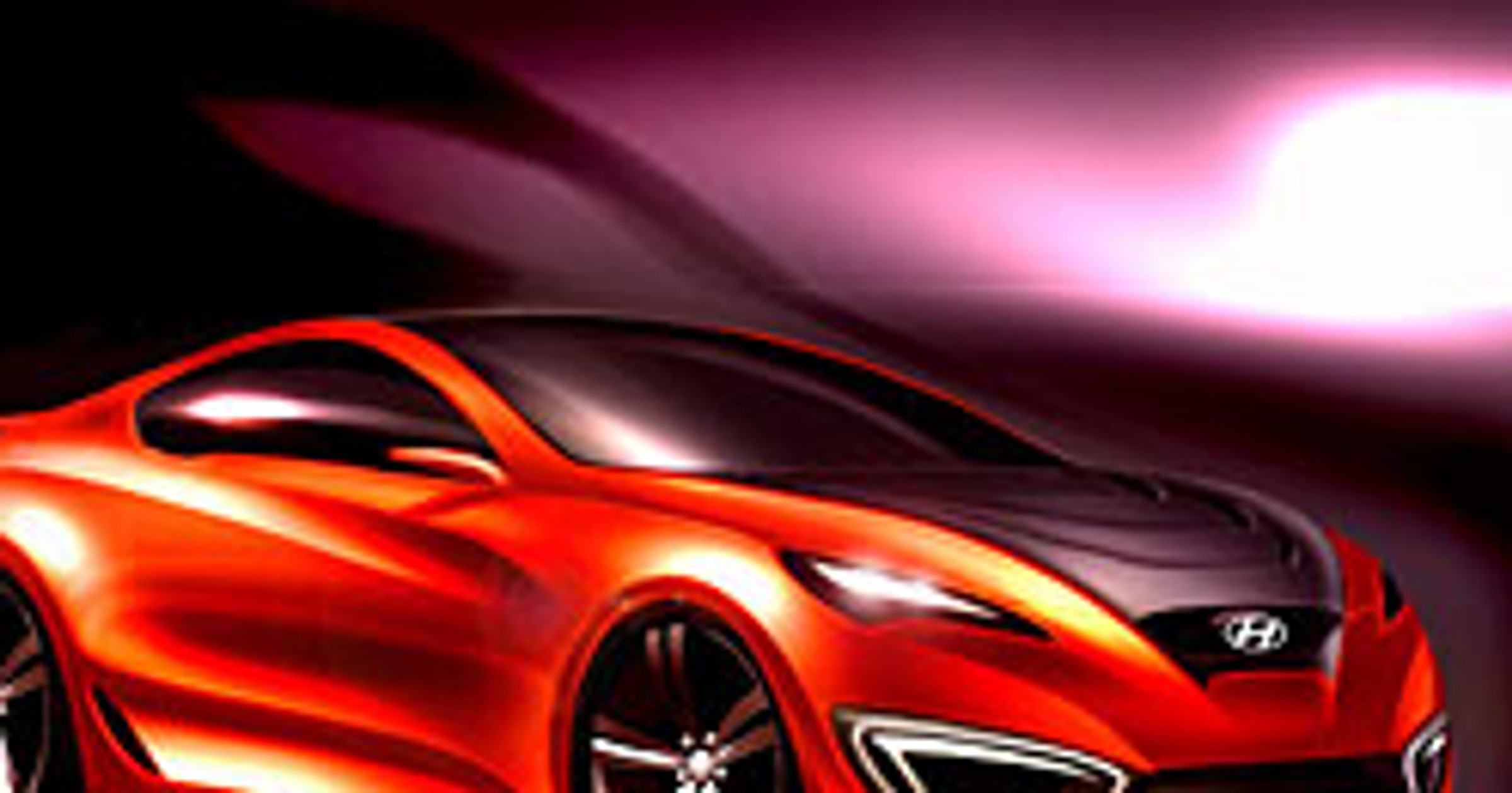 Hyundai Genesis Coupe: oficjalne szkice