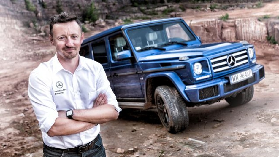 Adam Małysz na szkoleniu AMG Driving Academy