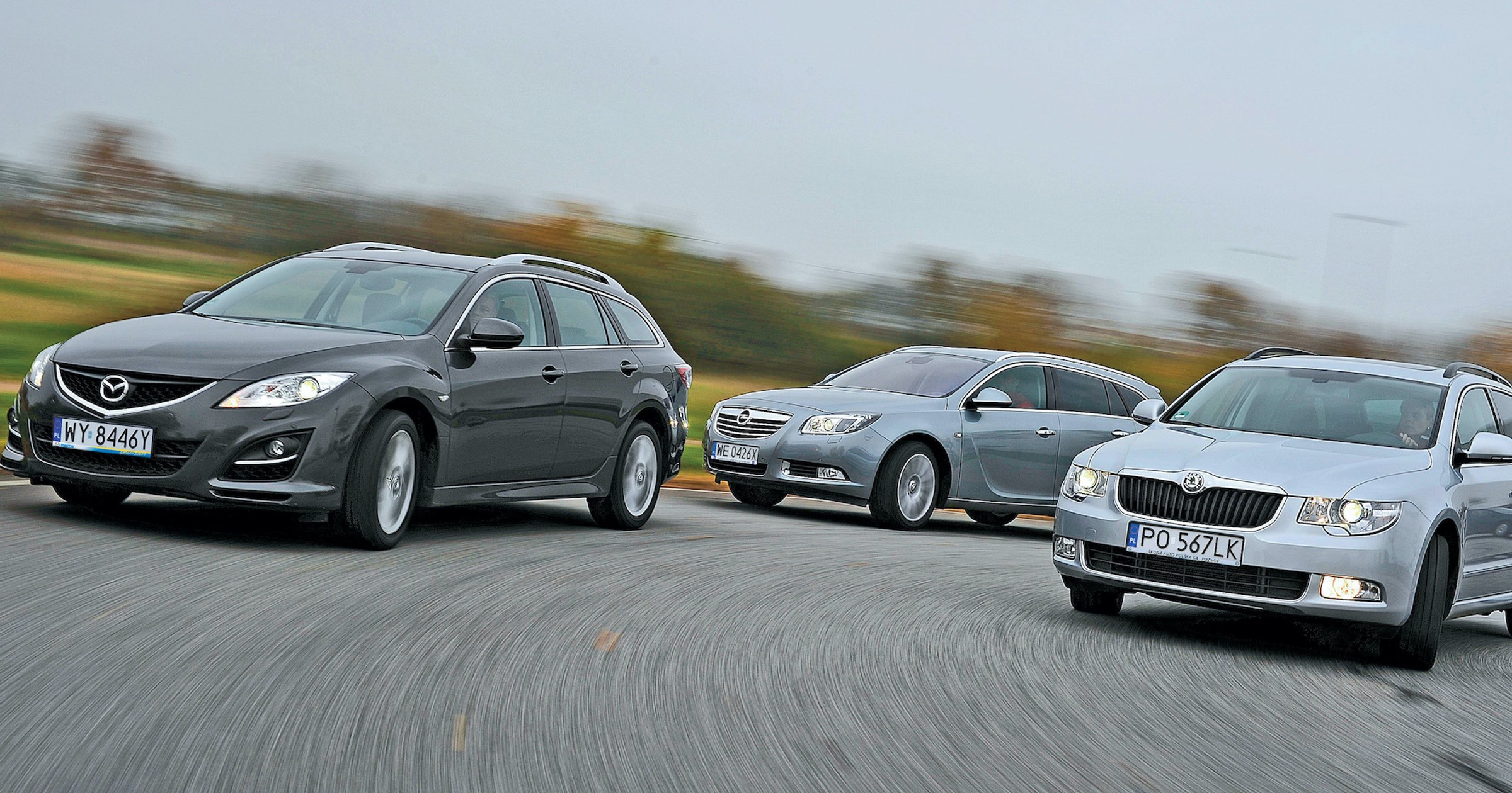 Porównanie: Mazda 6, Opel Insignia i Škoda Superb