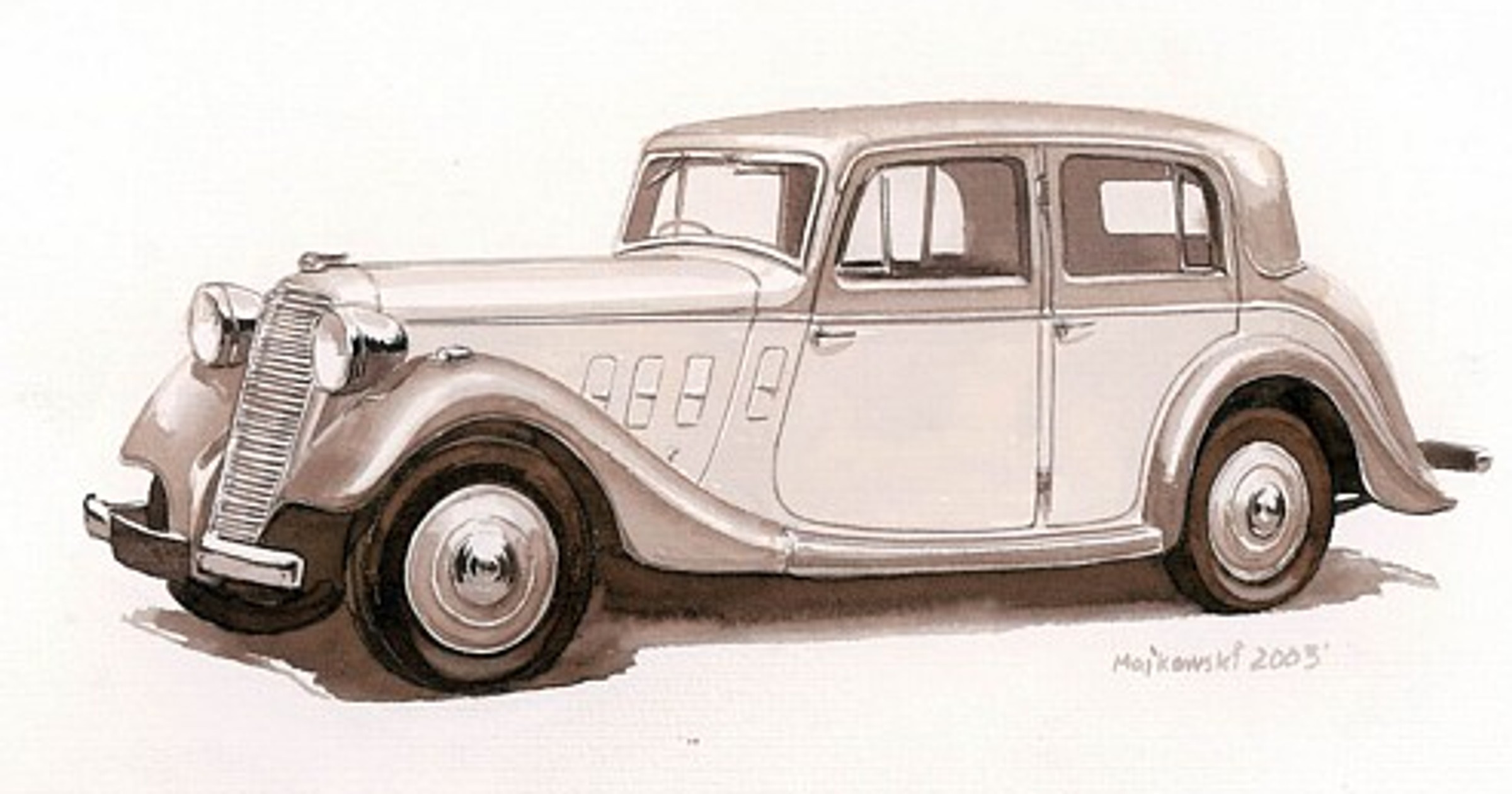 Crossley Regis Six 1936 rok, Anglia