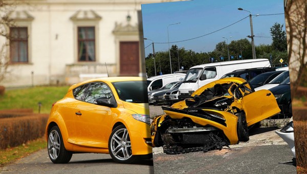 Wypadek w Krakowie. Pasażerowie nie mieli prawa być w aucie