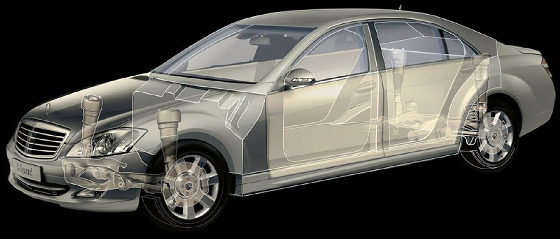 Paryż 2008: Mercedes S 600 Pullman Guard – nowa limuzyna dla głów państw