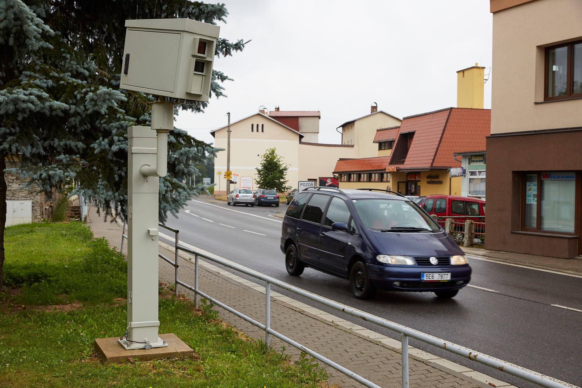 Stary fotoradar w Czechach