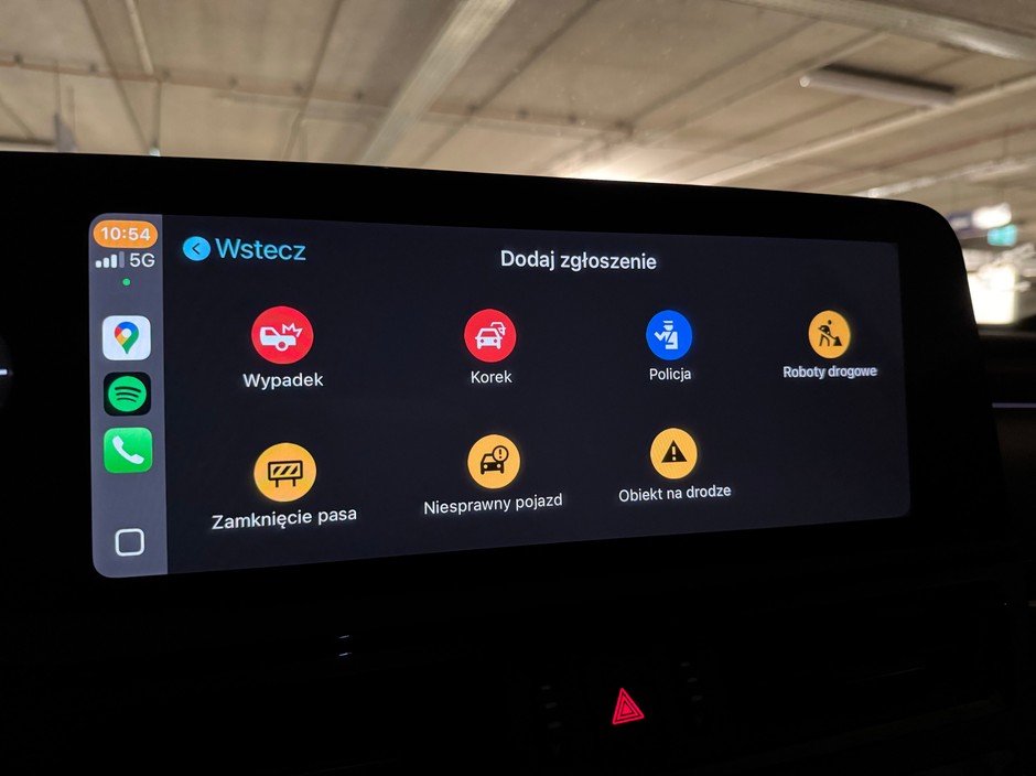 Google Maps w Apple CarPlay