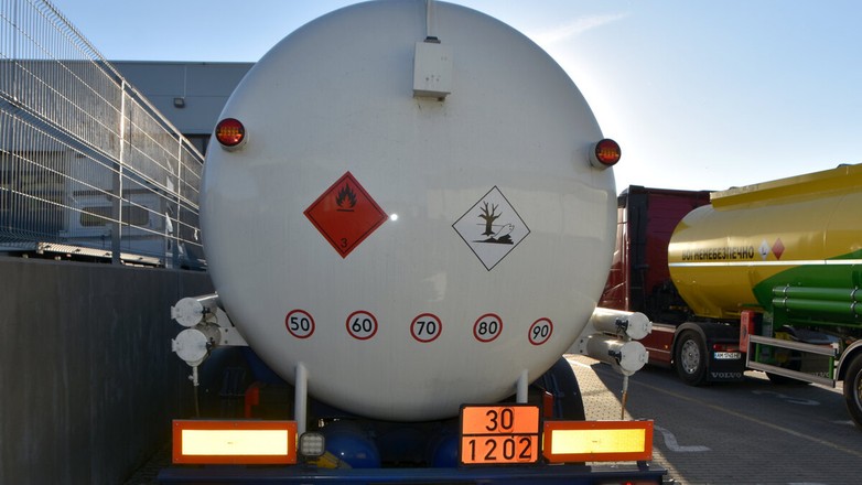 Odzyskana naczepa w Medyce