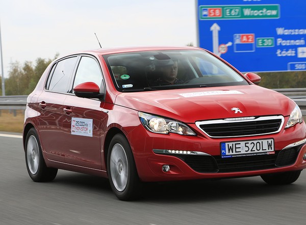 Peugeot 308: test 25 tys. km non stop